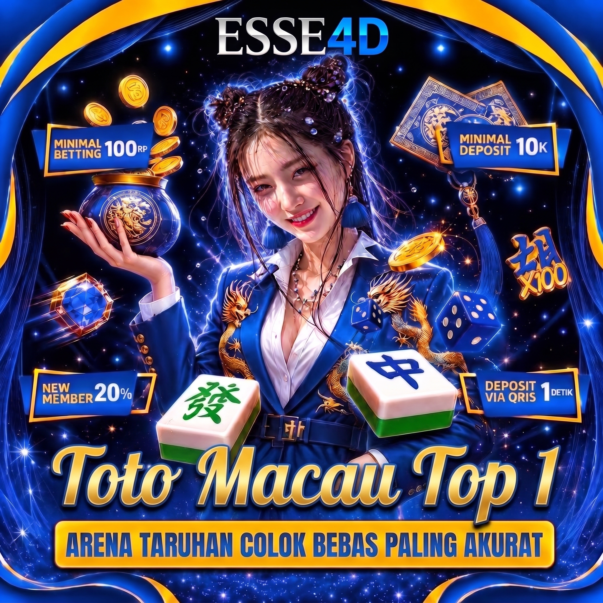 ESSE4D : Situs Platform Toto Macau Top 1 & Arena Taruhan Colok Bebas Terbesar Paling Akurat